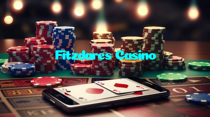 Fitzdares Casino casino presented on mobile device in Pakistan with slots and live games